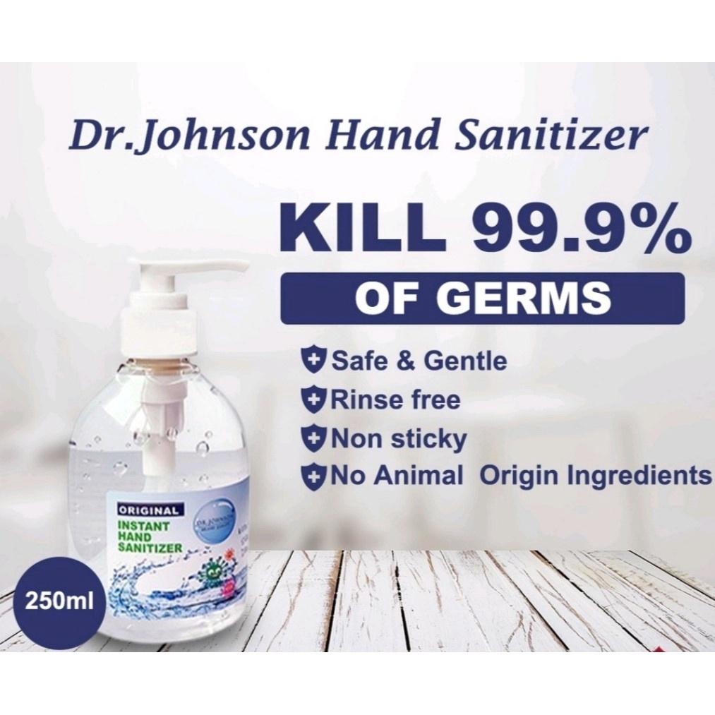 250ml Dr. Johnson Hand Sanitizer Gel (75% Alchohol)